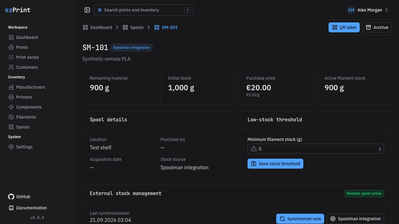 Linked spool with ownership, synchronization, and explicit unlink controls